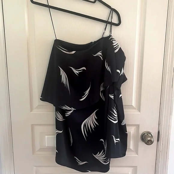 c/meo collective one shoulder dress C/MEO Collective One Shoulder Dress